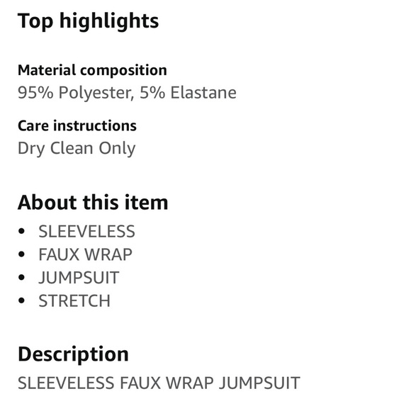 Eliza J Blue Sleeveless Jumpsuit‎ with Wide-Leg Design L - Picture 5 of 9